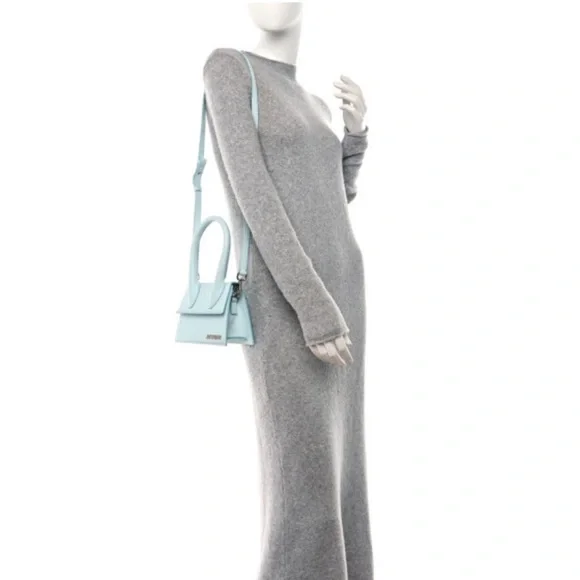 Jacquemus - light Blue Le Chiquito Moyen Top Handle - Picture 2 of 14